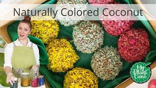 Naturally Colored Sprinkles (Shredded Coconut) | Vegan, keto, sugar-free, dye-free