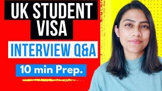 UK Student Visa Embassy Interview Questions | UK Visa Application Process 2023