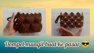 Dompet Mungil Rajut Tali Kur || Dompet || Tali Kur || Macrame || Yuanietha Yusnie