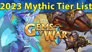 Gems of War: Mythic Tier List 2023 | All 116 Mythics Ranked and Explained