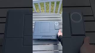 Boost your remote work game with this magnetic laptop stand! #tech #laptop