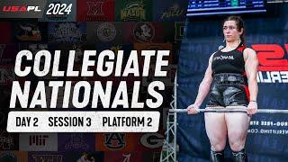 2024 USAPL Collegiate Nationals  |  Day 2 - Session 3 - Platform 2 | F-R 75 kg