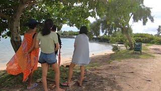 Walking from Butte à l’herbe to Grand Gaube beach POV Mauritius ASMR