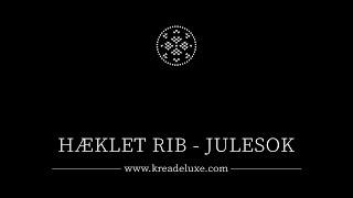 Hæklet Rib - Julesok