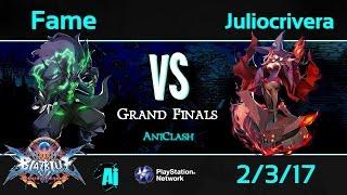 AniClash 58 - Fame (Susanoo) vs. Juliocrivera (Nine) Grand Finals - BBCF Blazblue CF