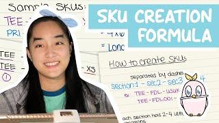 [How To] Create SKUs for your Small Business || EmiiCreations