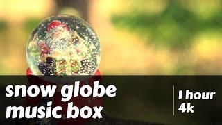 Snow Globe Music Box Relaxing [4k]