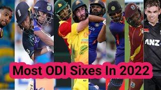 Most ODI Sixes In 2022  Top 25 Batsman  #shorts #ishankishan #rohitsharma #sanjusamson