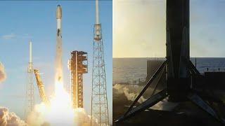 SpaceX Starlink 177 launch and Falcon 9 first stage landing, 27 June 2024