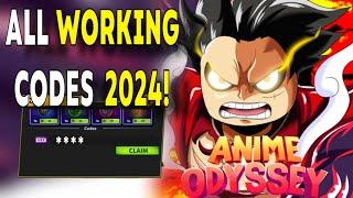 *NEW* ALL WORKING CODES FOR ANIME ODYSSEY SIMULATOR IN 2024! ROBLOX ANIME ODYSSEY SIMULATOR CODES