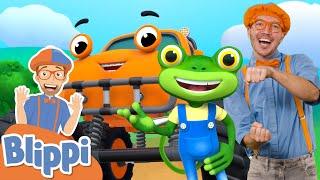 Transportation Song! | Blippi & Gecko Special! | @GeckosGarage