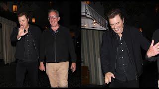 Creator of Family Guy Seth MacFarlane is All Smiles While Enjoying His Night Out With A Friend in LA