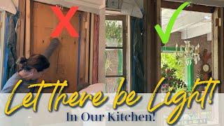 LET THERE BE LIGHT! | Dark Kitchen be GONE! | FRENCH FARMHOUSE