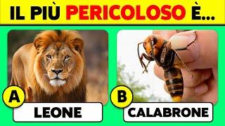  Quanto conosci bene gli ANIMALI?  Quiz di Quiz di Cultura Generale