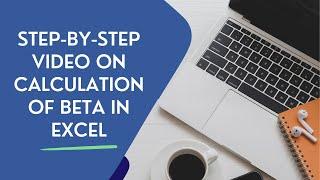 How to Calculate Beta in Excel | Step-By-Step Video on Calculation of Beta | FinanceWalk