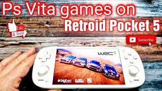 PS Vita games on Retroid Pocket 5 I my Best handheld in 2024