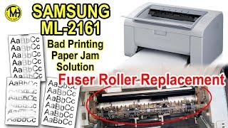 How To Change  Samsung Printer Fuser Roller.