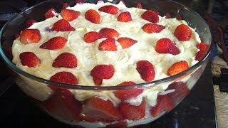 Strawberry Trifle Recipe - Fresh and Delicious - Instructional Video