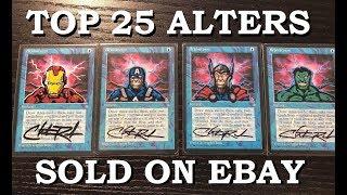 25 Most Expensive Altered Art Magic Cards Sold on eBay