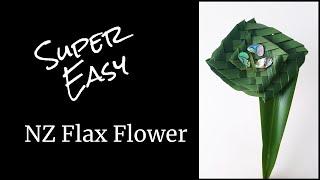 How to make a Flax Flower (Harakeke)