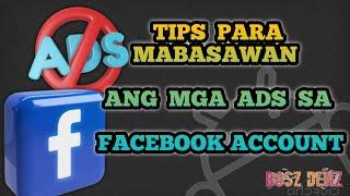 tips para mabasawan ang mga ads sa Facebook Account