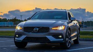 AT NIGHT: 2025 Volvo V60 Cross Country B5 AWD ULTRA: Complete Night Lighting Review