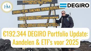 Beleggen bij DEGIRO 2025 | €192.344 DEGIRO Portfolio Update Aandelen en ETF's #degiro #beleggen #etf