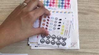 UNBOXING | Planner Stickers | KarolinasKrafts