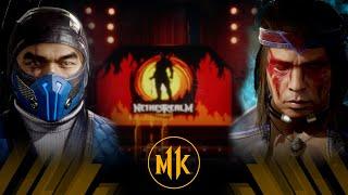 Mortal Kombat 11 - 'Klassic' Sub-Zero Vs 'Klassic' Nightwolf (Very Hard)