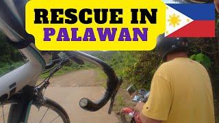 Ich wurde mit meinem Fahrrad auf Palawan gerettet, Philippinen 