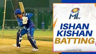 Ishan Kishan in the nets | Mumbai Indians