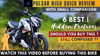 Pulsar N150  |  6 Best Hidden Features | Quick Comparison | #roadkliq |  (Subscribe) please