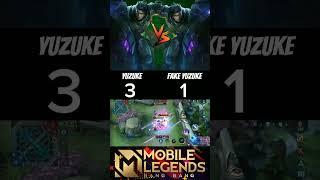 Yuzuke vs Fake yuzuke || fake yuzuke say i am real  who will be win #yuzuke #alucard #mlbb #shorts