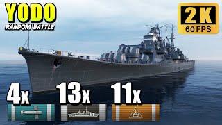 Cruiser Yodo: Versatile Damage with Torpedoes, AP, and HE