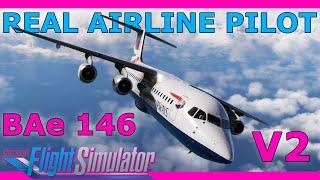 Just flight BAe 146 Professional Version 2:Full Flight and Review