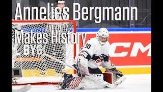 Annelies Bergmann Makes History, Becomes First Woman To Play In U.S. Junior Hockey Game