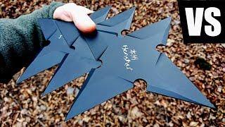 Full Auto Throwing Stars VS REAL LIFE Naruto (Honshu Large Throwing Star ULTIMATE Test)