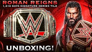 Roman Reigns 1,316 Days Signature Series Undisputed Championship Title Belt Unboxing!