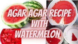 Agar Agar Recipe With Watermelon | Recipe | Craft | A Cooking Craft- 27