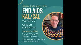 End AIDS Knitalong & Crochetalong Winter '24 Cast-On Celbration