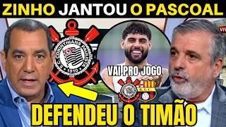 SURPREENDEU! ZINHO NÃO AGUENTOU, DEFENDEU O TIMÃO E JANTOU O PASCOAL.