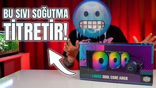 İşlemciyi BUZ Gibi Yapan Sıvı Soğutma! Cooler Master MasterLiquid 360L Core ARGB