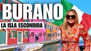 Así es BURANO: La isla escondida de Venecia que te sorprenderá. Italia 2024