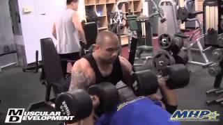 jon delarosa and victor martinez chest workout