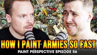 The trick to painting HUGE Warhammer armies (fast)