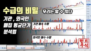 주포들의 매집 평균 단가를 알면 승률 90% 스윙 매매 50