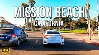 Driving Around Mission Beach [4K] | San Diego | California