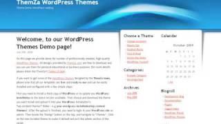 WordPress Yourself WordPress Theme Presentation