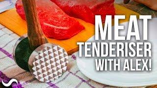 MAKING A MEAT TENDERISER WITH ALEX FRENCH GUY COOKING!!!