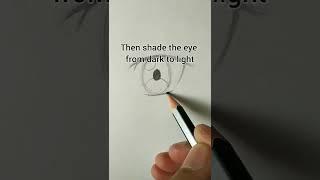 Easy way to draw anime eyes!!... (eye tutorial) #eyedrawing #anime